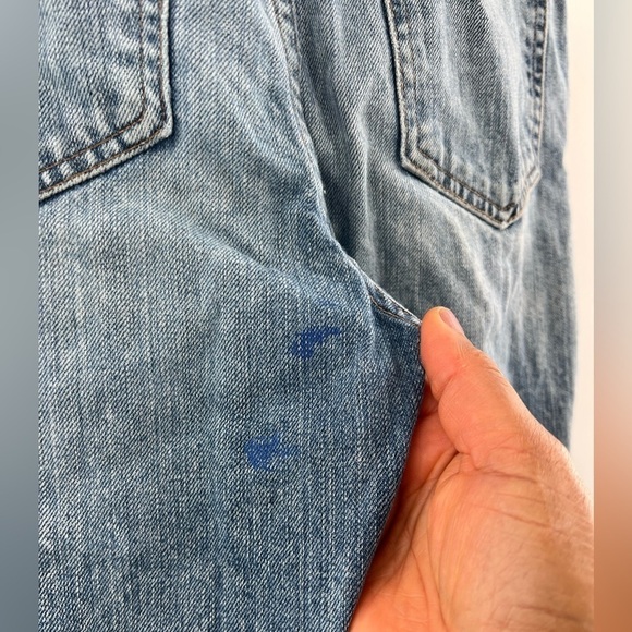 Rivet & Thread blue jeans straight leg size 25 button front - Picture 7 of 12